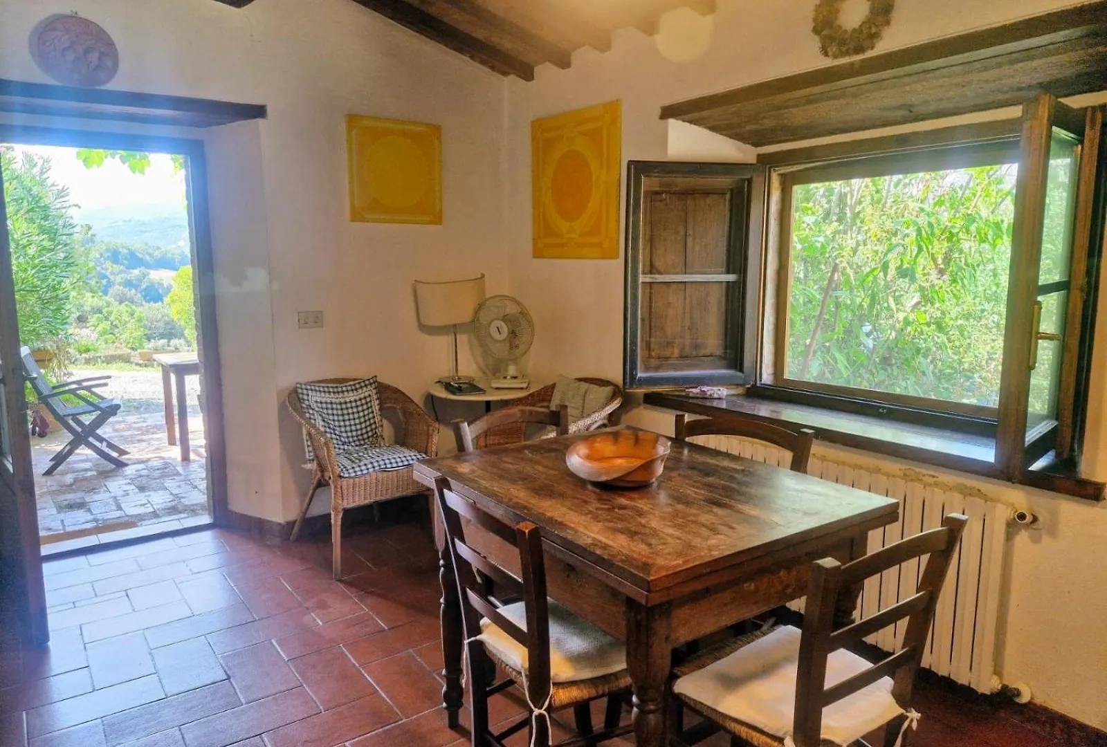 Pergola At Le Pietraie A Cottage With Many Flowers Montecastelli Pisano Italy